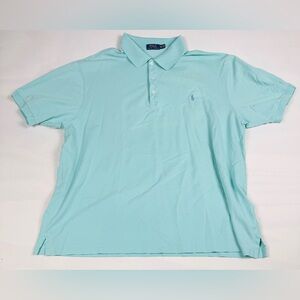 Polo Ralph Lauren Classic-Fit Short Sleeve Polo Blue Mens 3XLT